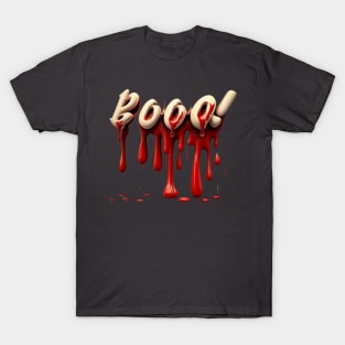 A Booo! Scary Halloween t-shirt. T-Shirt